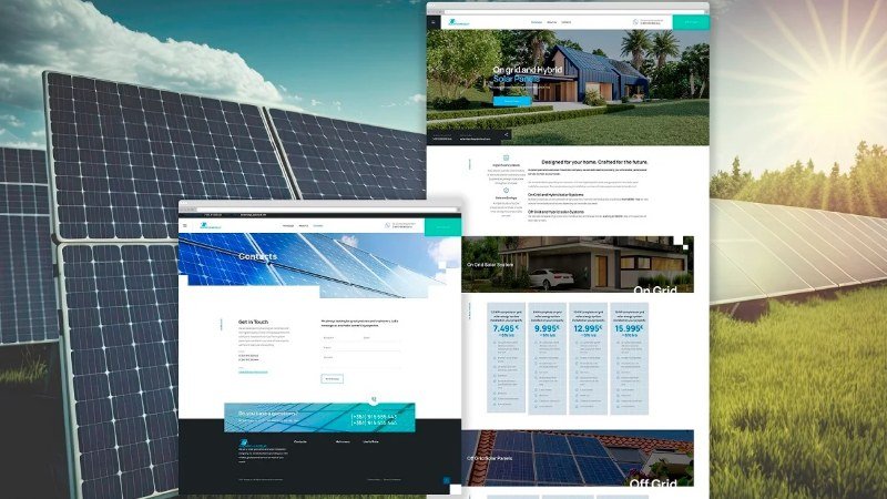 Screenshot do site Site Empresarial
