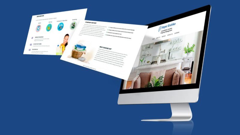 Screenshot do site Site Empresarial